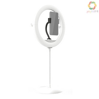 Portátil de 10 pulgadas LED anillo de luz plegable diseño círculo luz ajustable temperatura de Color alto brillo para teléfono móvil transmisión en vivo maquillaje Video Selfie disparo blanco