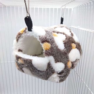 Pet hámster nido Squirel De miel bolsa De rama De Flor cerdo india Totoro invierno caliente suministros nido De algodón (2)
