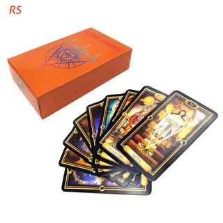 rs easy tarot 78 cartas guía del destino misterioso juego de cartas oráculo inglés