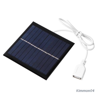 Kim 1w 5.5v Mini Banco De energía Solar Usb batería Externa panel Solar Diy