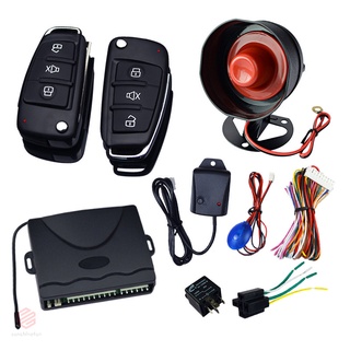 1set sistema de alarma de seguridad universal para coche antirrobo con mando a distancia 12v