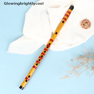 [gbc] 1 pza instrumento musical de bambú de flauta profesional hecho a mano para estudiantes principiantes [glowingbrightlycool]