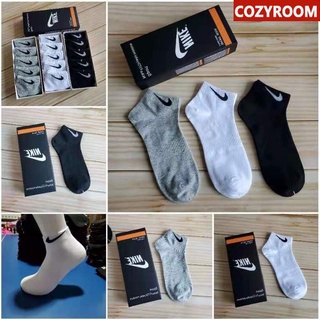 Promotion 100% originales 5 pares de calcetines deportivos unisex Nike Calcetines de algodón cómodos y transpirables cozyroom02_co