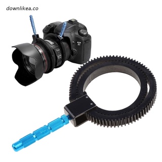 dow ajustable manual flexible anillo de engranaje cinturón para cámara dslr follow focus zoom lente