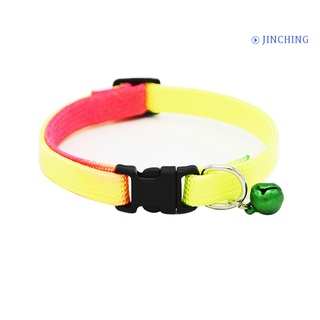 [Jinching] collares ajustables con campana ajustable para cachorro/perro/gato/accesorio para mascotas (9)
