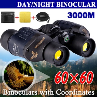 FOOT Outdoor Telescope Powerful Day Night Vision Binoculars Optical Glass High Clarity HD Hunting Telescope Camping 60X60 (6)