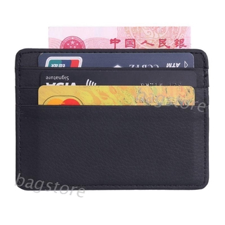 BST cartera delgada de cuero para hombre/tarjeta de crédito/organizador de bolsillo para dinero