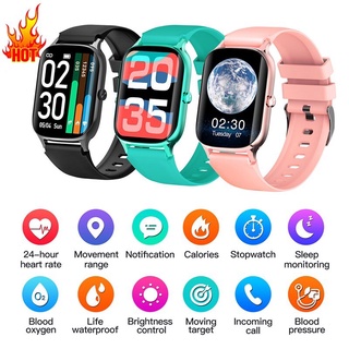 F37 Smart Watch hombres pantalla táctil completa temperatura del bebé Monitor de frecuencia cardíaca deportes Fitness reloj impermeable para Android IOS