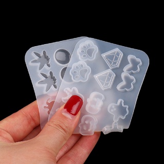 Hyp> Epoxy Resin Jewelry Molds Silicone Pendant Mold for Earring Pendant Studs Making well
