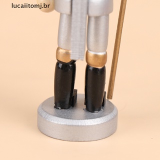 Lumjhot 1 pieza 12cm plantilla De madera De Nutcracker Figuras/soldantes/adornos Para el hogar (Lucaitomj)