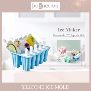 creativo de silicona bandeja de hielo fabricante de hielo casero diy paleta de helado conjunto de paletas fabricante de moldes illi