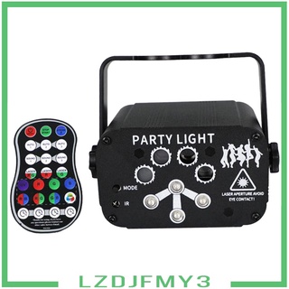 [precio De actividad] proyector LED RGBP luz de escenario DJ disco KTV lámpara de fiesta de 6 agujeros enchufable