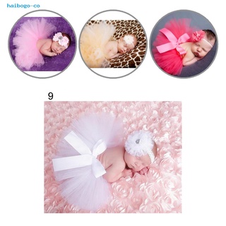 ha recién nacido bebé niñas malla bowknot tutu vestido princesa falda fotografía accesorios