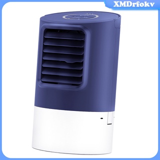 mini ventilador de aire acondicionado de escritorio enfriador de aire 3 velocidades silencioso enfriamiento enchufe reino unido