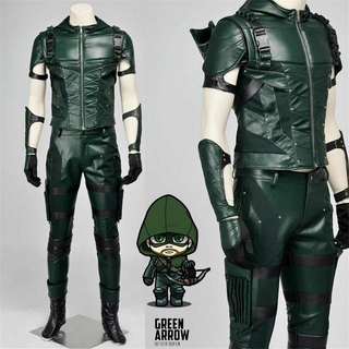 Green Arrow temporada 4 Cosplay disfraces accesorios Oliver Queen Halloween conjunto completo trajes