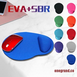 ONEGAND 1PCS Solid Color Mouse Pad EVA Wristband Comfortable Mice Mat For Game Computer