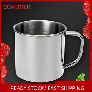 Someryer - vaso portátil de acero inoxidable (300 ml, taza de café, té, agua potable) (1)