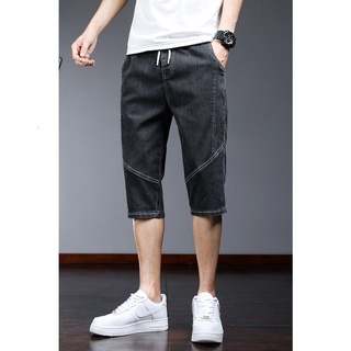 Productos en stock!! segundo fuera muy recomendado 2021 capri jeans pantalones cortos de los hombres versátil suelto verano delgado capri casual pantalones chinos versión coreana (6)