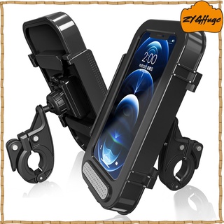 Waterproof Bicycle Motorcycle Handlebar Phone Holder Case 360 Rotation (1)