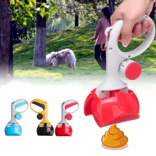 SELIC1 Convenient Dog Poop Scooper Outdoor Excrement Collector Waste Picker Animal Pet Supplies Pick Up Durable For Cat Dog Puppy Cleaning Tool/Multicolor