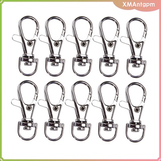 10 swivel key chain ring lobster clasp snap hook diy jewelry finding (1)