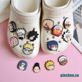 * (aTTr)*10Pcs cocodrilos estilo aleatorio PVC DIY dibujos animados Anime zapatos encanto para Crocs zapatillas