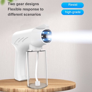 psa 2021 nuevo 300ml inalámbrico nano luz azul pulverizador de vapor pistola de desinfección usb versión recargable csc