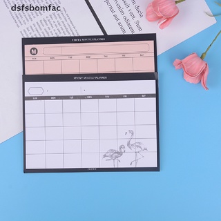 *dsfsbomfac* creativo simple planificador de escritorio plan mensual mini notebooks eficiencia venta caliente (8)