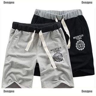 <dengyou> pantalones cortos casuales de verano hip hop jogger deporte pantalones holgados cortos