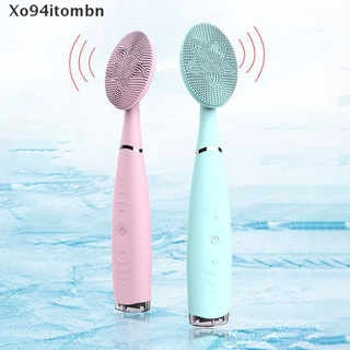 [xo94itombn] cepillo eléctrico de limpieza facial sonic impermeable limpiador de poros cepillo facial lavado.