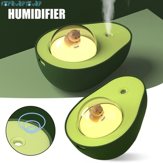 mini humidificador usb en forma de aguacate humidificador con luz de noche silencio atomizador gato bola de cristal luz de noche para el hogar