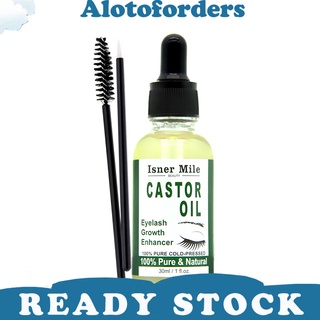 alotoforders11.co ISNER MILE Natural Castor Anti-aging Eyelash Growth Nourishing Essential Oil