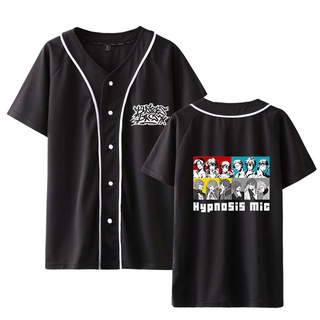 Hypnosis Mic Anime Moda Impresión Béisbol Camisetas Mujeres/Hombres Verano Manga Corta Camiseta (1)