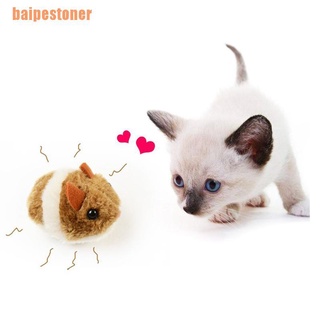 baipestoner (~) peluche gato juguetes divertidos perro juguetes sacudiendo movimiento pequeño ratón rata gatito gato juguete