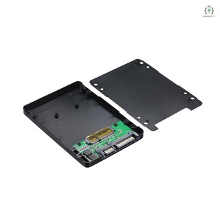 Na 7 mm mSATA SSD a ''SATA adaptador caja convertidor caso disco duro caja externa HDD caja de aluminio hecho (6)