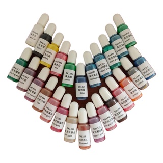 du 26 colores de cristal epoxi pigmento de resina uv tinte diy joyería colorante artesanía para colorear secado de color mezcla de colores decoración líquida (1)