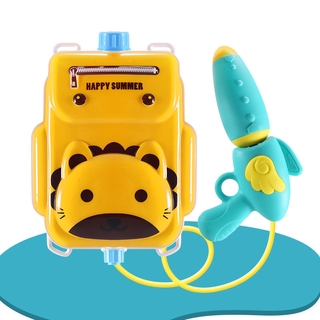4 estilo niños mochila pistola de agua juguete niños agua alta presión mochila aspersores de dibujos animados mochilas juguetes de playa 1500ml