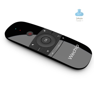 Wechip W1 2.4G Air Mouse Wireless Keyboard Remote Control Infrared Remote Learning 6-Axis Motion Sense w/ USB Receiver for Smart TV Android TV BOX Laptop PC (2)