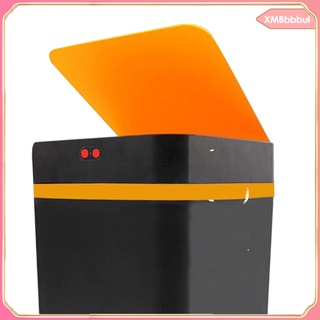 baño silencioso papelera oficina inteligente inducción automática cubo de basura abierto (1)