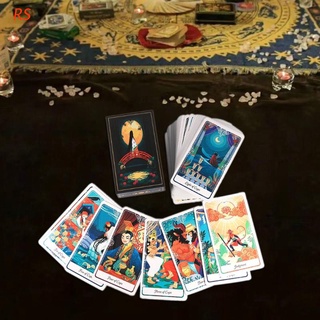 rs tarots de la divina 78 cartas mazo completo inglés misterioso adivinación familia fiesta oráculo juego de mesa