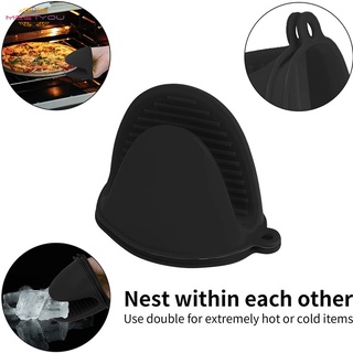 1 guante grueso de silicona para horno, resistente al calor, antideslizante para cocina, cocina, hornear (5)