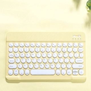Ratón de teclado Bluetooth de 10 pulgadas inalámbrico para iPhone para iPad Air 4 3 blanco