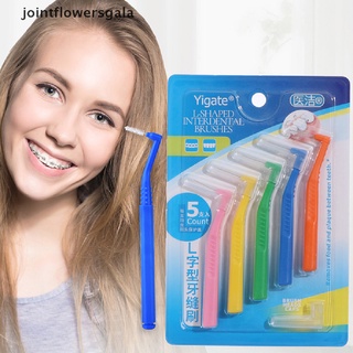 nuevo stock 5pc/caja push-pull cepillo interdental cuidado oral dientes blanqueamiento dental cepillo caliente