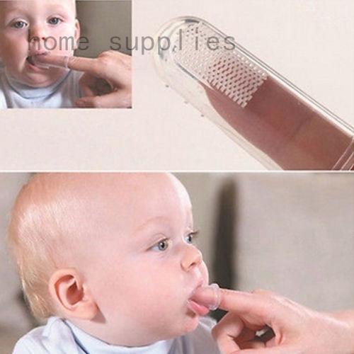 Cepillo de dientes de silicona para dientes/cepillo de masaje para bebés/limpieza de goma