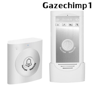 Timbre Intercom inalámbrico de gasachimp1 inalámbrico de dos pisos Interphone blanco-Silver (1)