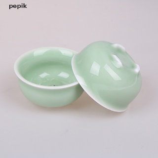 [pepik] taza de té china de porcelana celadon pescado taza de té set tetera cerámica [pepik] (7)