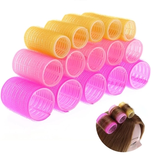 1Pc Color aleatorio mágico auto agarre rodillos de pelo/autoadhesivo rizadores de pelo/Bangs volumen rizadores de pelo/mujeres uso en el hogar herramientas de peinado