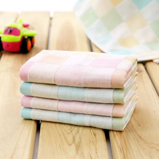 toalla de gasa de algodón de doble capa, pañuelo cuadrado, toallas de baño