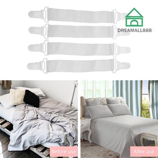 Productos preferidos 4 piezas de sábanas de cama hebilla de tela de mesa Clip antideslizante cinturón fijo banda elástica