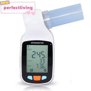 [perfectliving] espirómetro médico/equipo de prueba de función pulmonar de mano capacidad vital